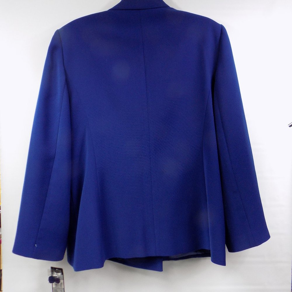 Le Suit 2-Piece Blue Pant Suit Blazer & Pants Set Size 18 NEW WITH TAGS - Picture 5 of 14